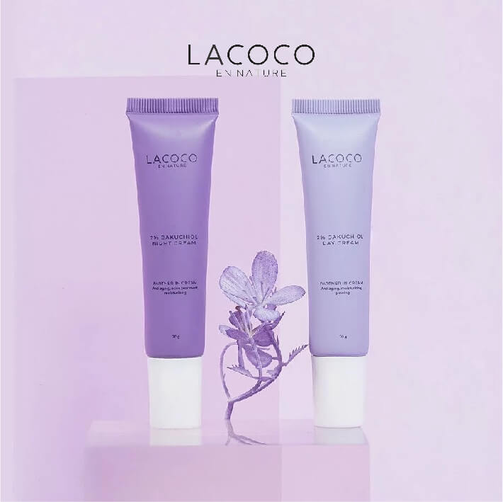 Lacoco Bakuchiol Day Cream dan Night Cream