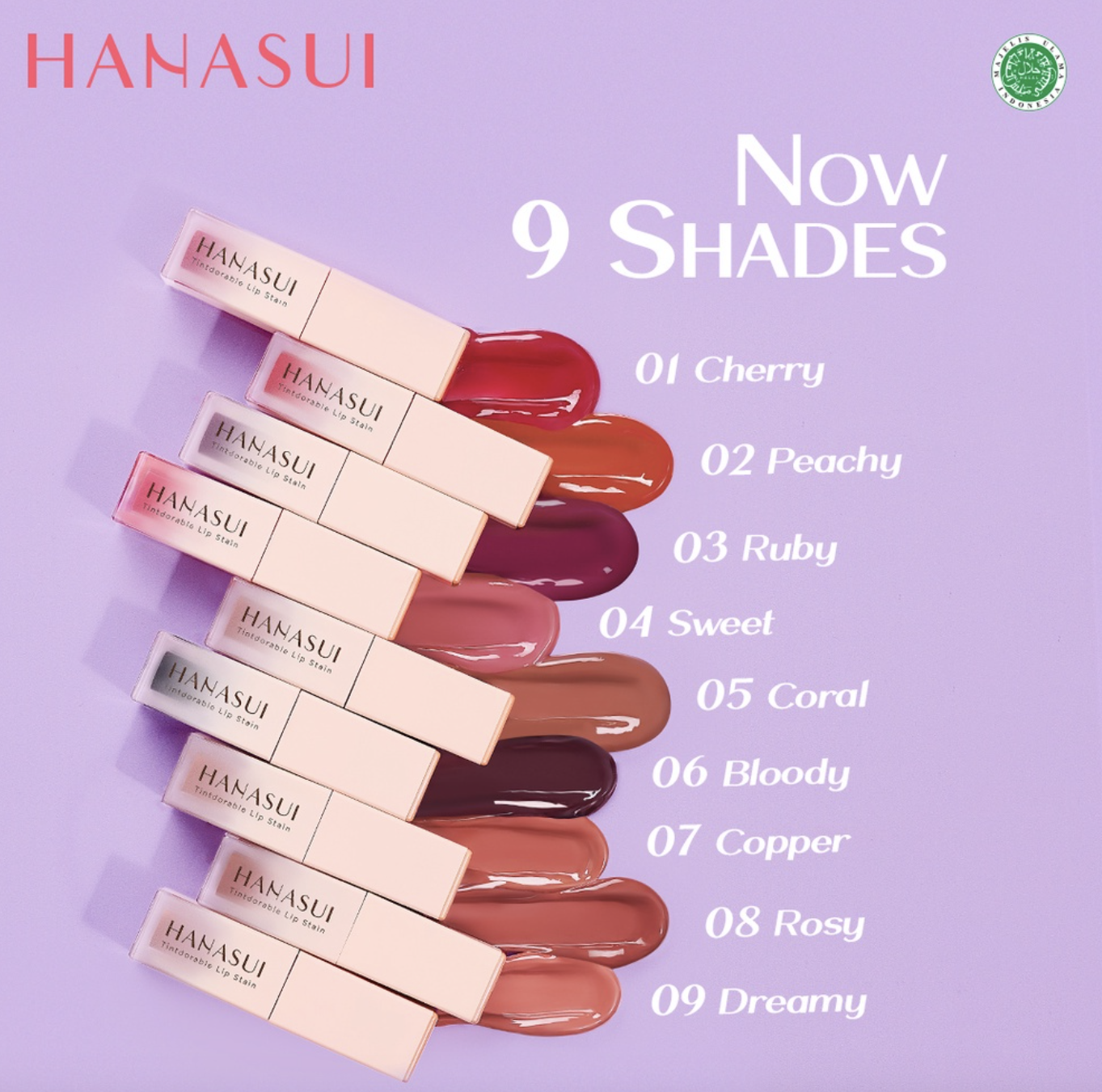 9 Rekomendasi Warna Lip Tint Hanasui untuk Bibir Hitam
